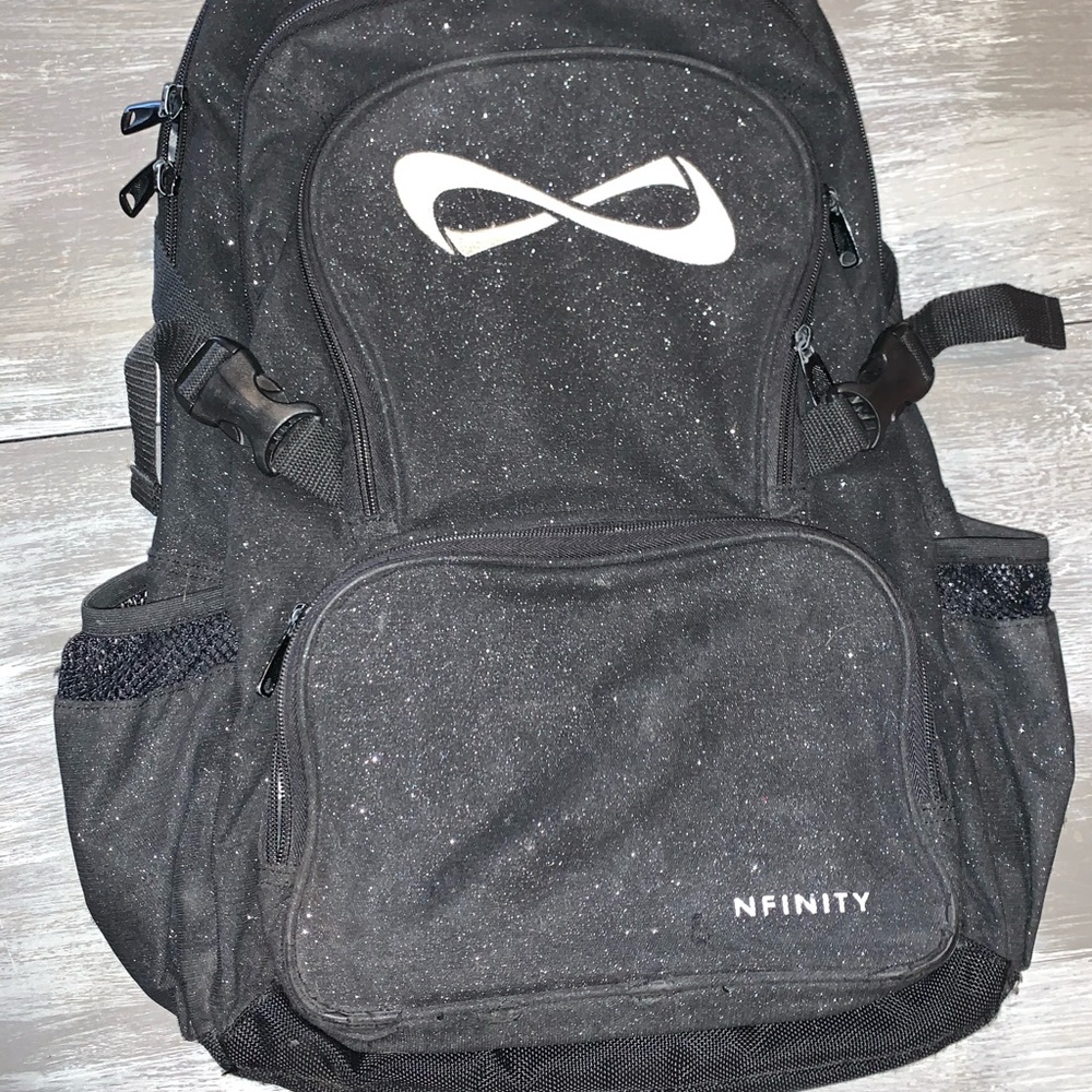 Full Size Black/sparkle NFINITY backpack
